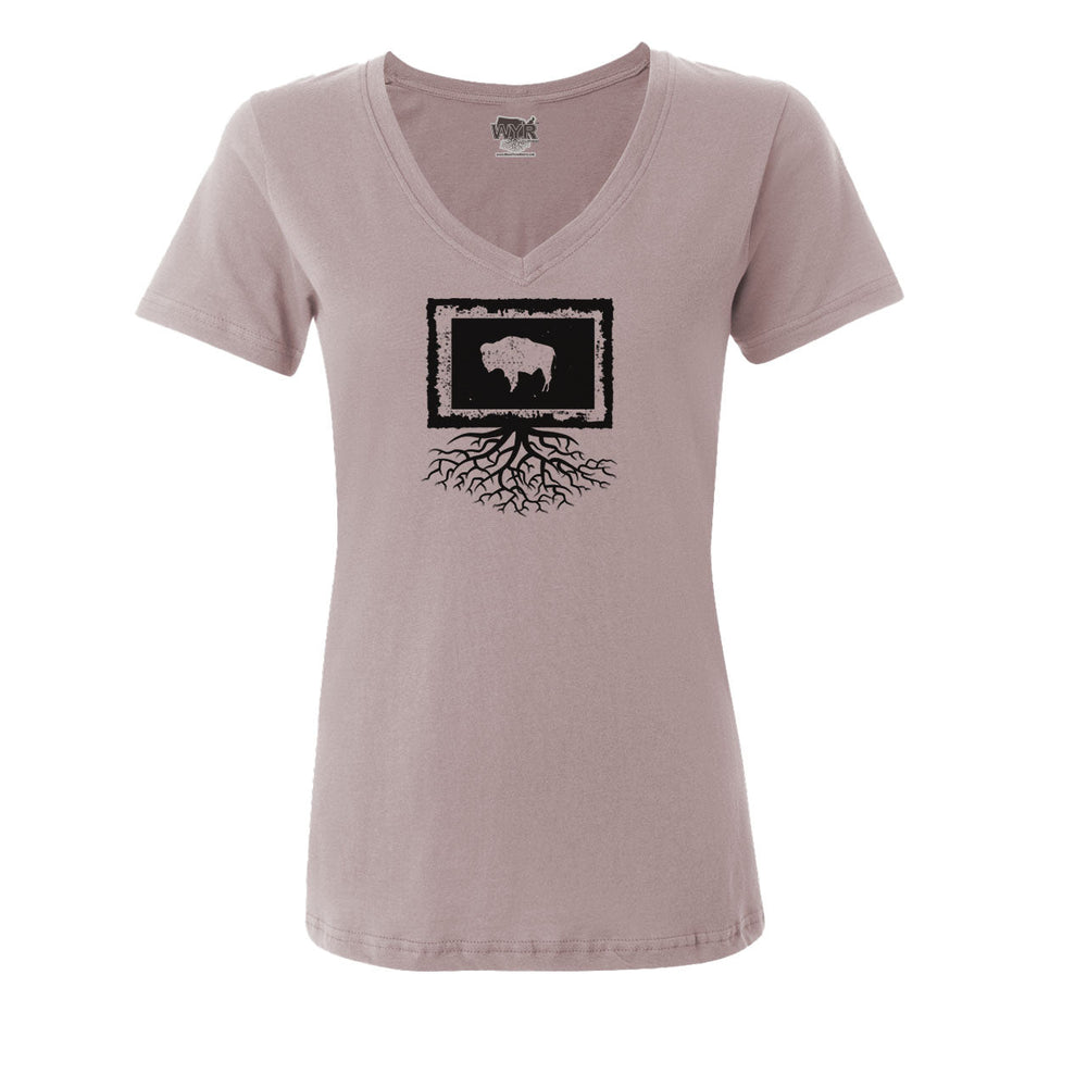 Wyoming Women's V-Neck Tee - T Shirts