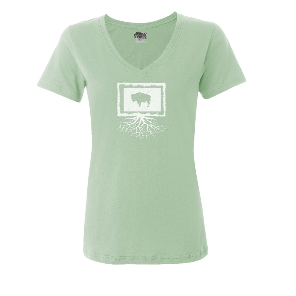 
                  
                    Wyoming Women's V-Neck Tee - T Shirts
                  
                