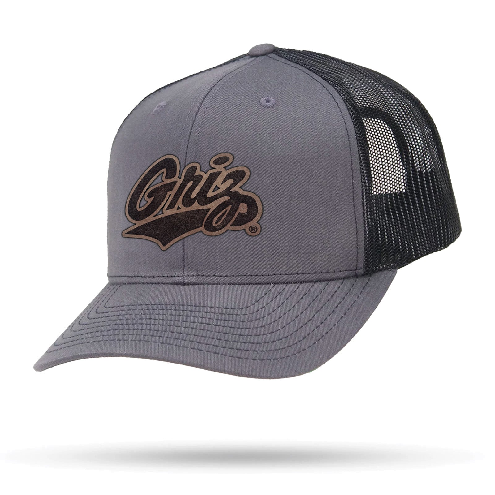 WYR UofM Griz Leather Patch Hat - WYR