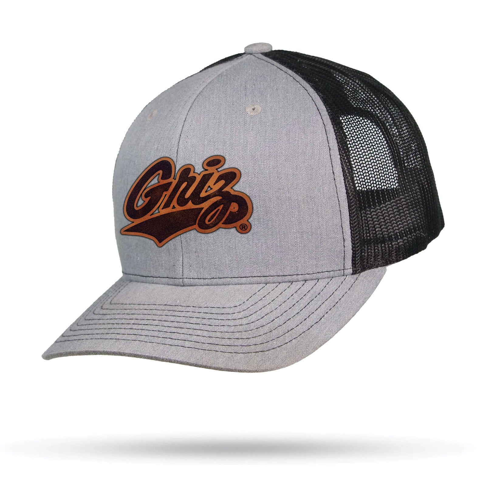 WYR UofM Griz Leather Patch Hat - WYR