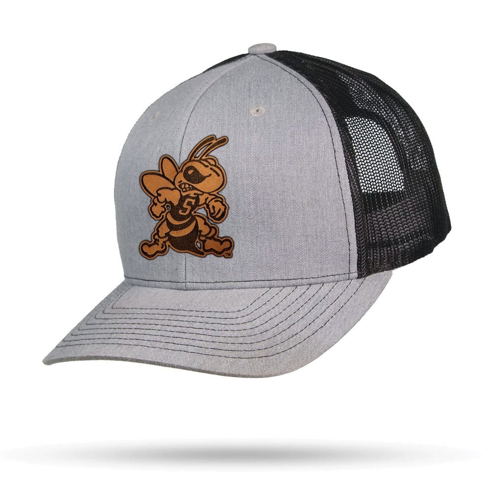 WYR WVSU State Leather Patch Hat - WYR