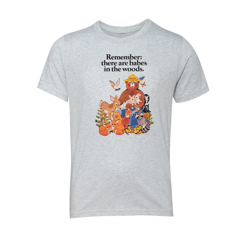 
                  
                    Youth Smokey Bear "Babes in the Woods" Tee - Clothing
                  
                